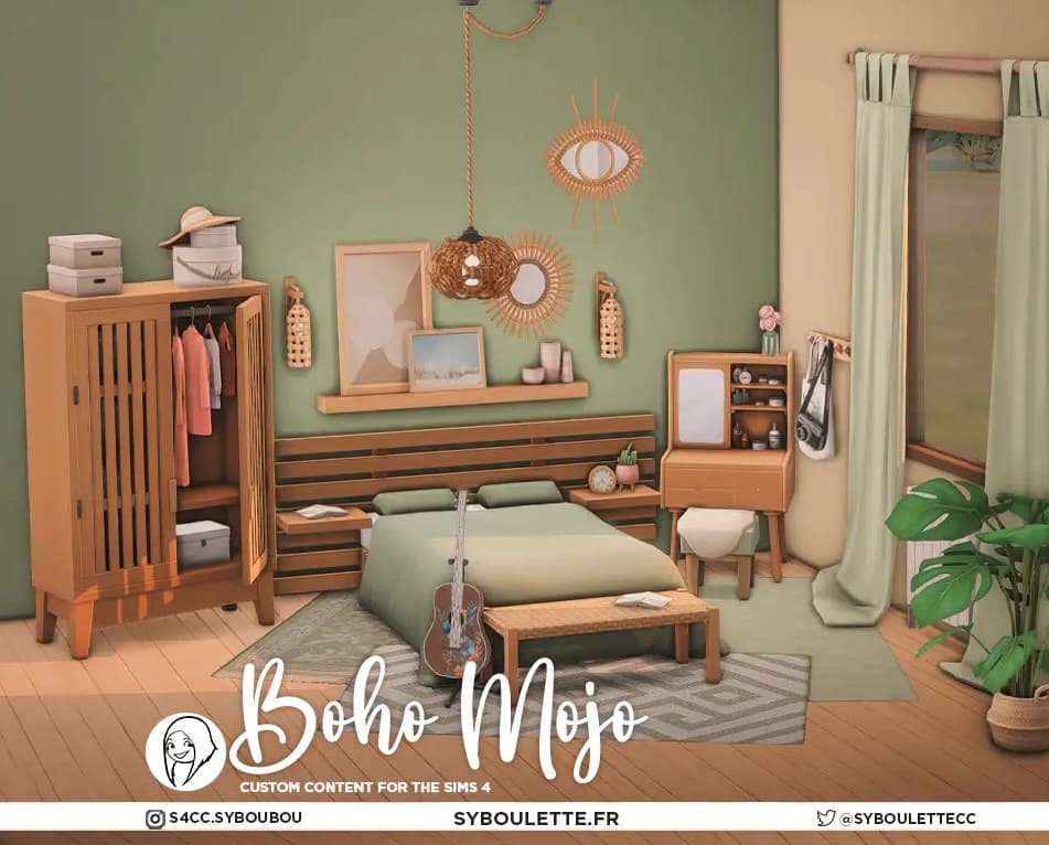 Скриншот мода Набор для спальни Boho Mojo Bedroom